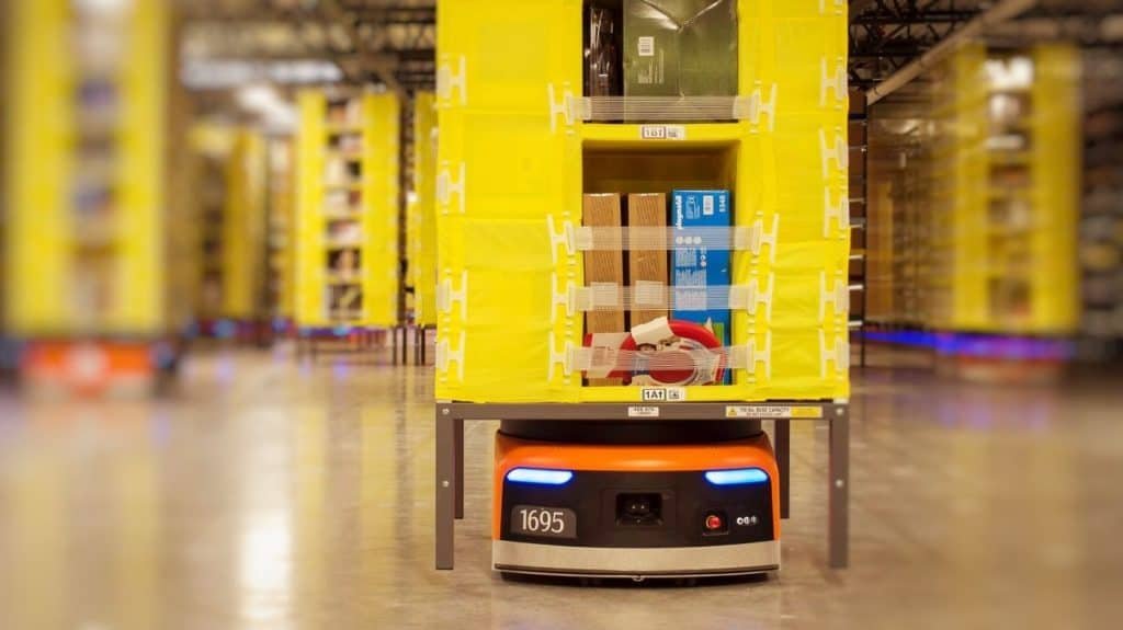 Amazon Revoluciona Logística com Um Milhão de Robôs nos Armazéns