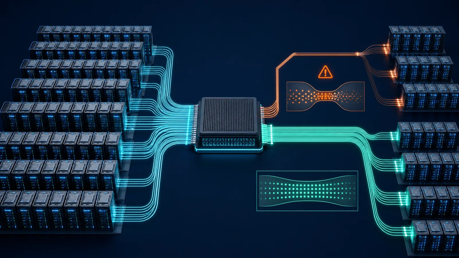 NVIDIA Spectrum-6 reduz o gargalo de rede entre processadores de IA