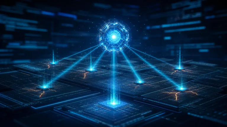 Inteligência artificial analisando código e identificando vulnerabilidades