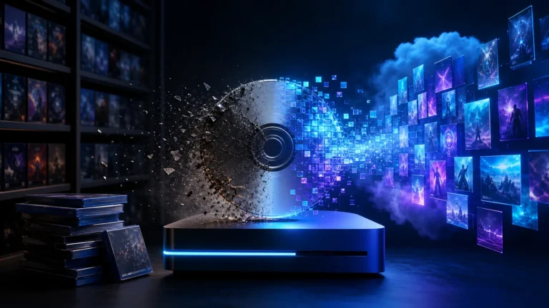 Transição dos discos físicos para uma biblioteca digital de jogos no PlayStation