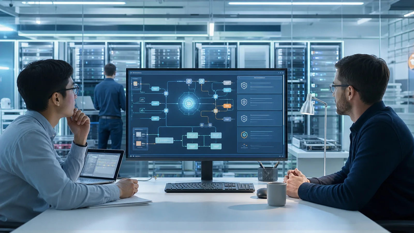 Equipe de desenvolvimento monitora agentes Gemini 3.6 em ambiente controlado